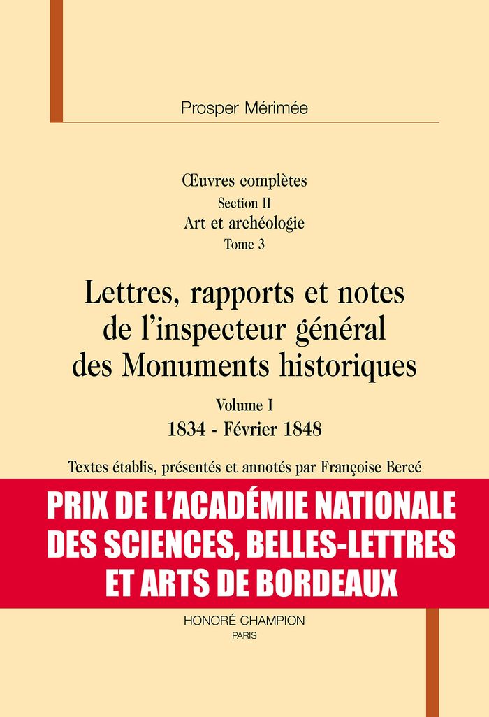 Couverture du livre « Art et archéologie » de Prosper Mérimée, librairie Les Contes Infusés à Corte