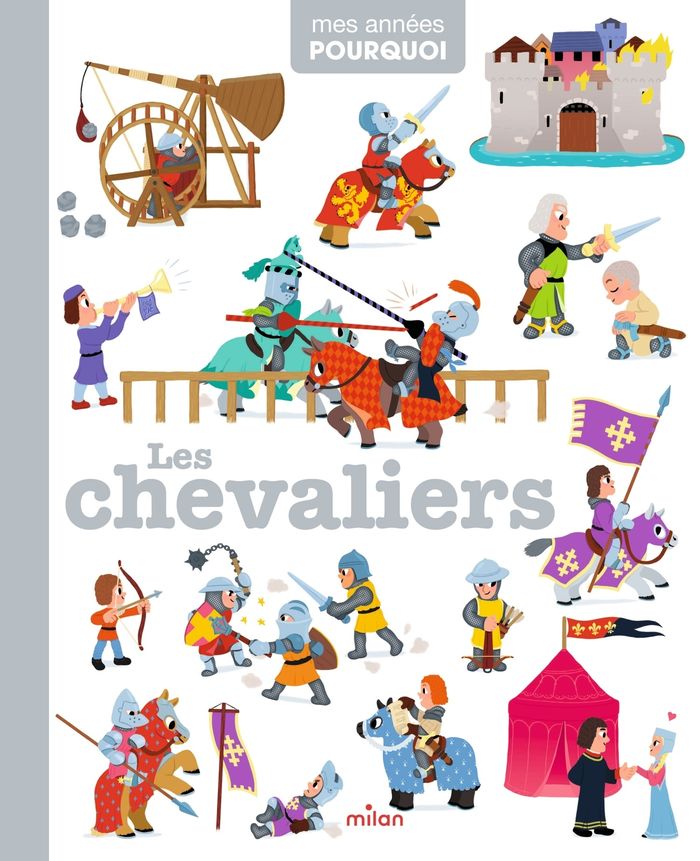 Couverture du livre « Les chevaliers » de Pascale Hédelin, librairie Les Contes Infusés à Corte