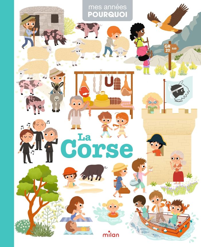 Couverture du livre « LA CORSE » de Hedelin/falorsi/roy, librairie Les Contes Infusés à Corte