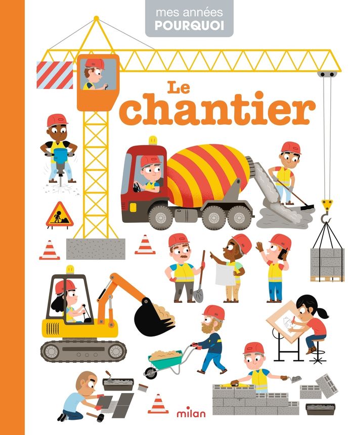 Couverture du livre « Le chantier » de Pascale Hédelin, librairie Les Contes Infusés à Corte