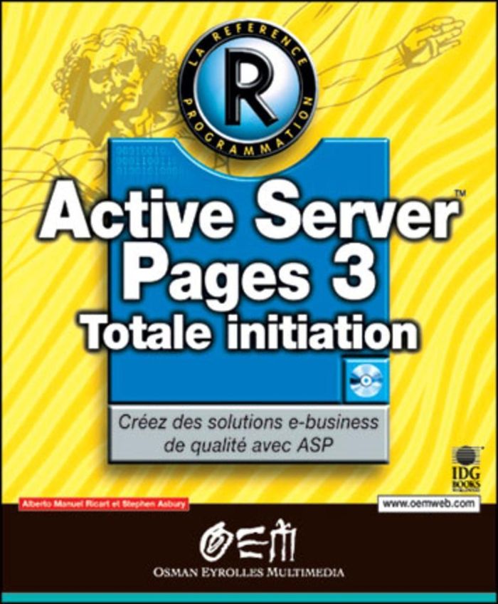Couverture du livre « ACTIVE SERVER PAGES 3 TOTALE INITIATION », librairie Les Contes Infusés à Corte