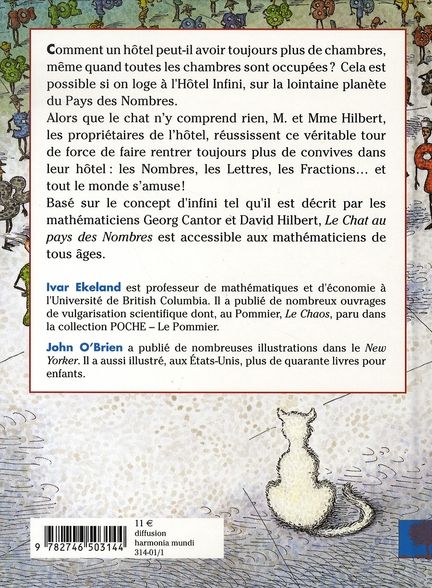 Quatrième de couverture de « LE CHAT AU PAYS DES NOMBRES »