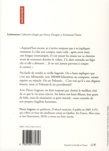 Quatrième de couverture de « J'AI VENDU MA BAGNOLE A UN POLONAIS »