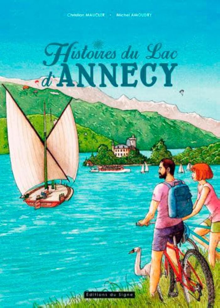Couverture du livre « HISTOIRES DU LAC D'ANNECY », librairie Les Contes Infusés à Corte