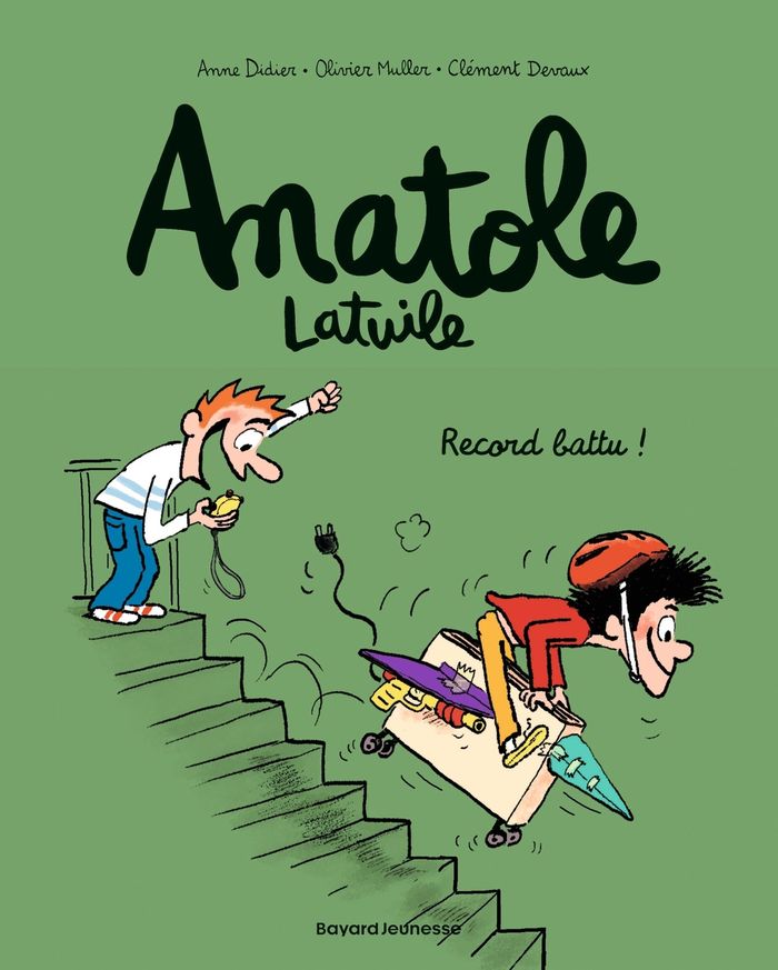 Couverture : ANATOLE LATUILE, TOME 04 - RECORD BATTU !