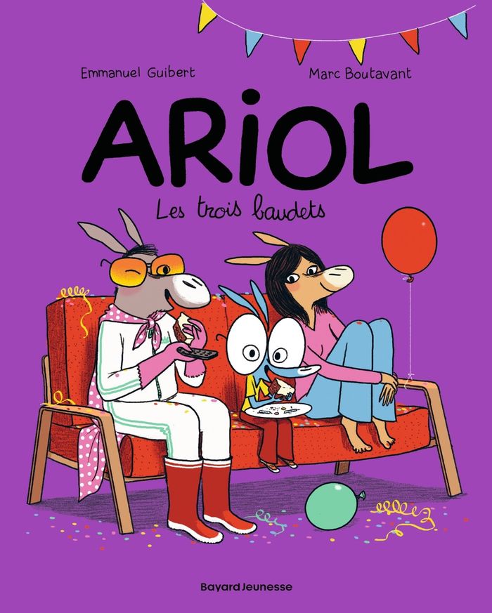 Couverture : ARIOL, TOME 08 - LES TROIS BAUDETS