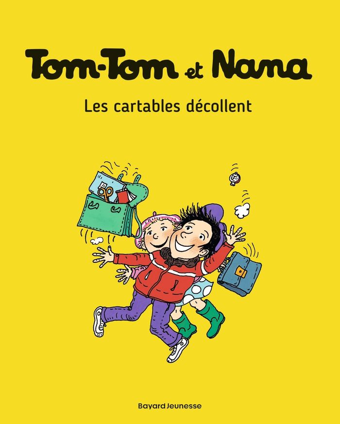 Couverture : TOM-TOM ET NANA, TOME 04 - LES CARTABLES DECOLLENT