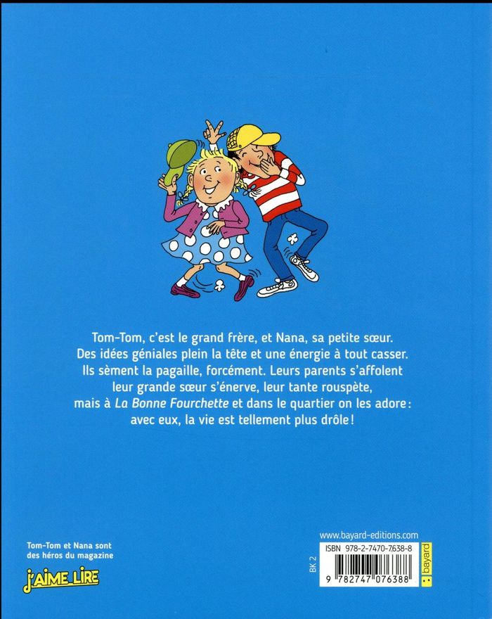 Quatrième de couverture de « TOM-TOM ET NANA, TOME 05 - LES VACANCES INFERNALES »