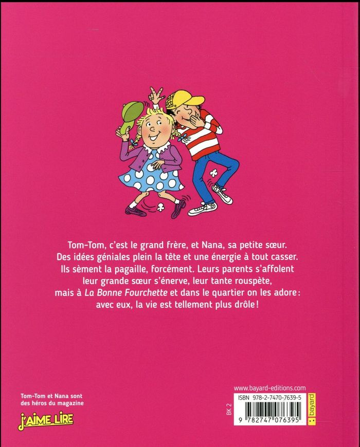 Quatrième de couverture de « TOM-TOM ET NANA, TOME 06 - BANDE DE SAUVAGES ! »