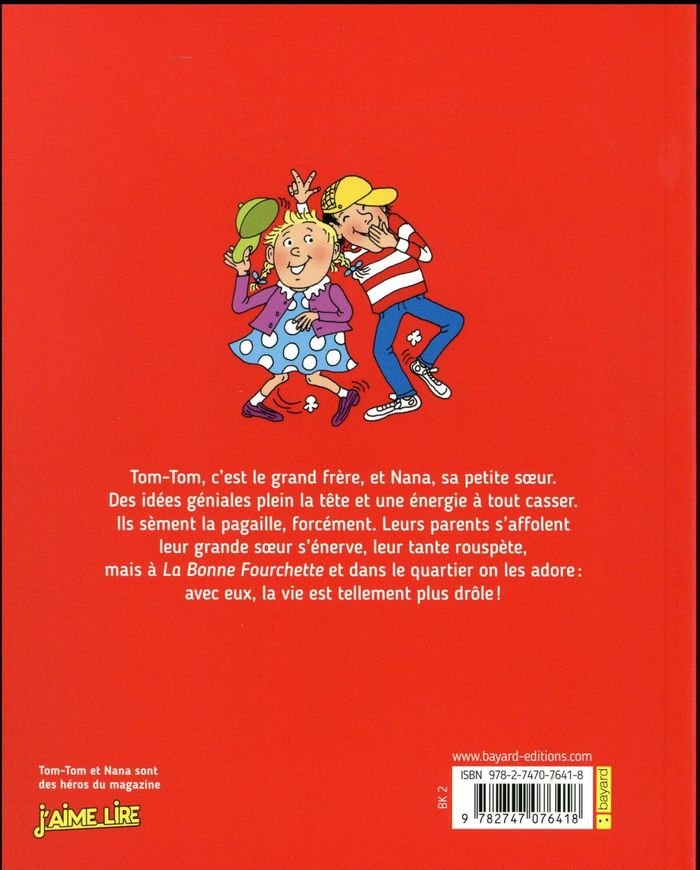 Quatrième de couverture de « TOM-TOM ET NANA - DEUX TERREURS TTNNT08 NE »
