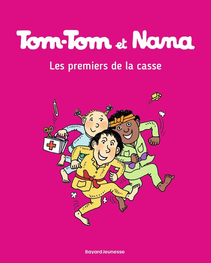 Couverture du livre « TOM-TOM ET NANA, TOME 10 - LES PREMIERS DE LA CASSE », librairie Les Contes Infusés à Corte