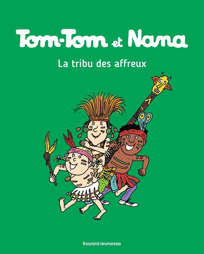 Couverture du livre « TOM-TOM ET NANA, TOME 14 - LA TRIBU DES AFFREUX », librairie Les Contes Infusés à Corte
