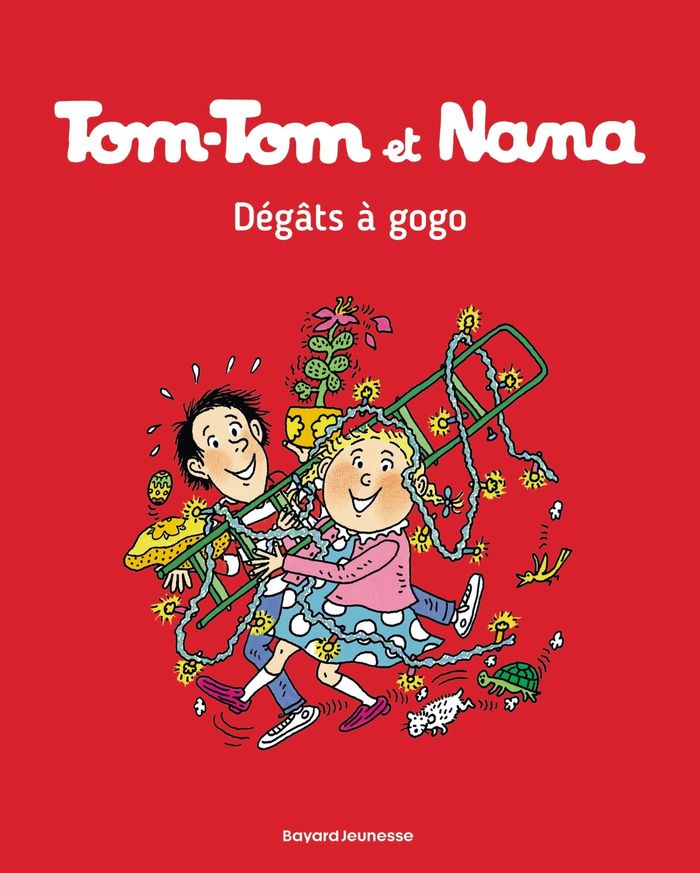 Couverture du livre « TOM-TOM ET NANA, TOME 23 - DEGATS A GOGO ! », librairie Les Contes Infusés à Corte