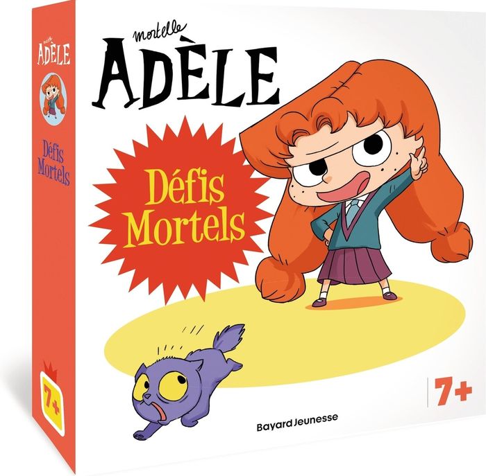 Couverture du livre « JEU MORTELLE ADELE - DEFIS MORTELS », librairie Les Contes Infusés à Corte