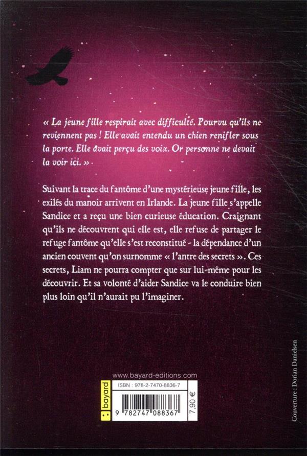 Quatrième de couverture de « L'antre des secrets »