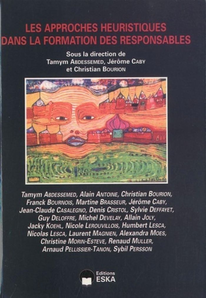 Couverture du livre « LES APPROCHES HEURISTIQUES DS LA FORMA.DES RESP.VL RIP 37 VOL XV 2009 » de Eska Editions, librairie Les Contes Infusés à Corte