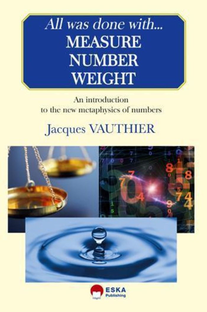 Couverture du livre « ALL WAS DONE WITH MEASURE NUMBER WEIGHT », librairie Les Contes Infusés à Corte