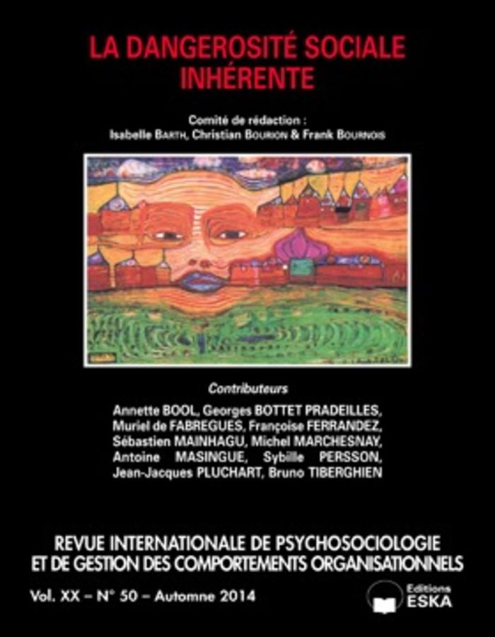 Couverture du livre « RIP N50 VOL 20 LA DANGEROSITE SOCIALE INHERENTE » de Eska Editions, librairie Les Contes Infusés à Corte