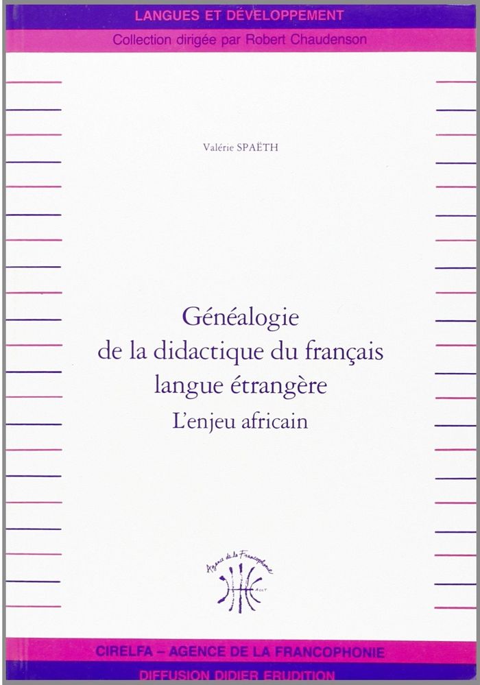 Couverture du livre « GENEALOGIE DE LA DIDACTIQUE », librairie Les Contes Infusés à Corte