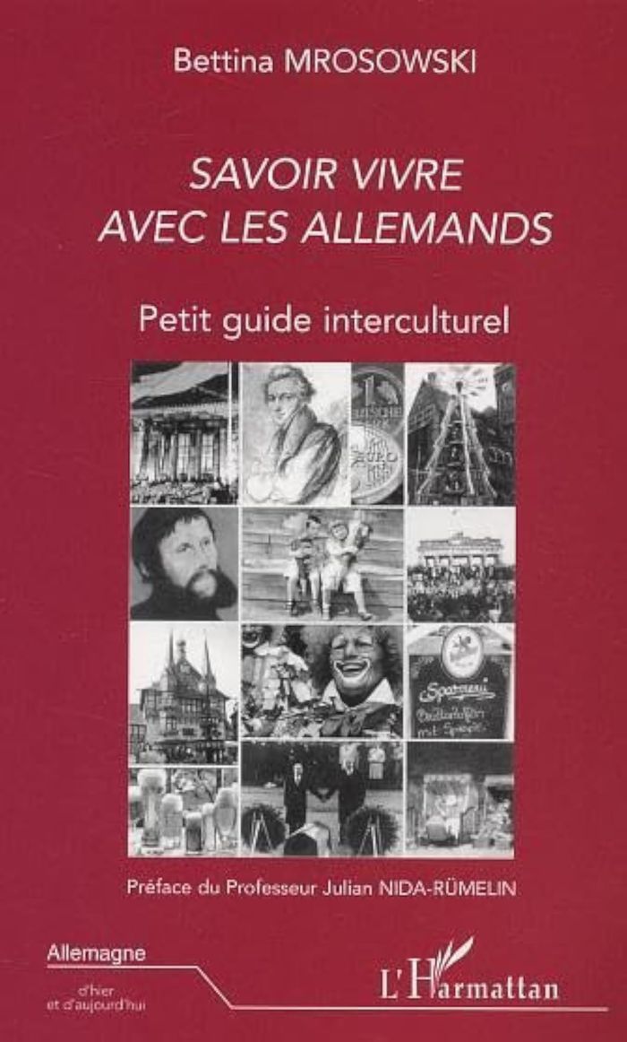 Couverture du livre « SAVOIR VIVRE AVEC LES ALLEMANDS - PETIT GUIDE INTERCULTUREL » de Bettina Mrosowski, librairie Les Contes Infusés à Corte