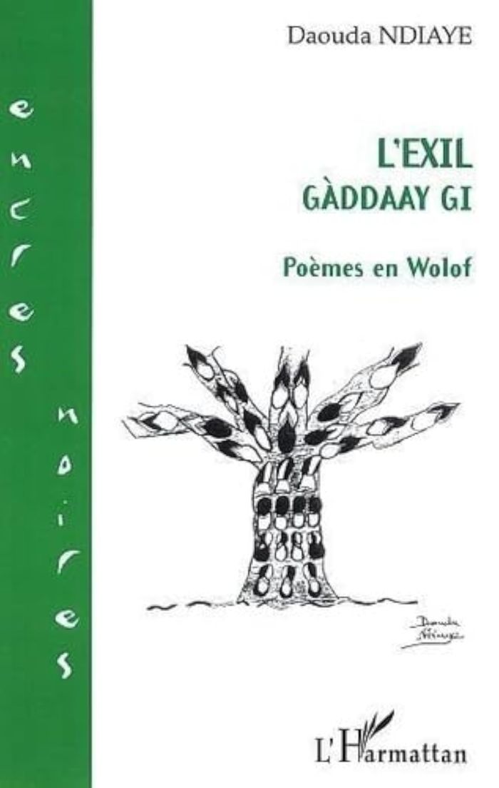 Couverture du livre « L'EXIL - GADDAAY GI », librairie Les Contes Infusés à Corte