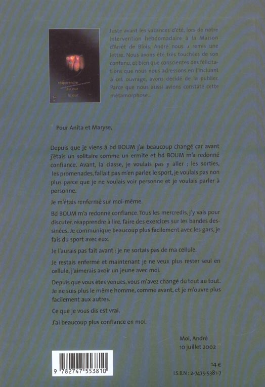 Quatrième de couverture de « REAPPRENDRE (T2) AU JOUR LE JOUR OUTIL DE PERFECTIONNE »