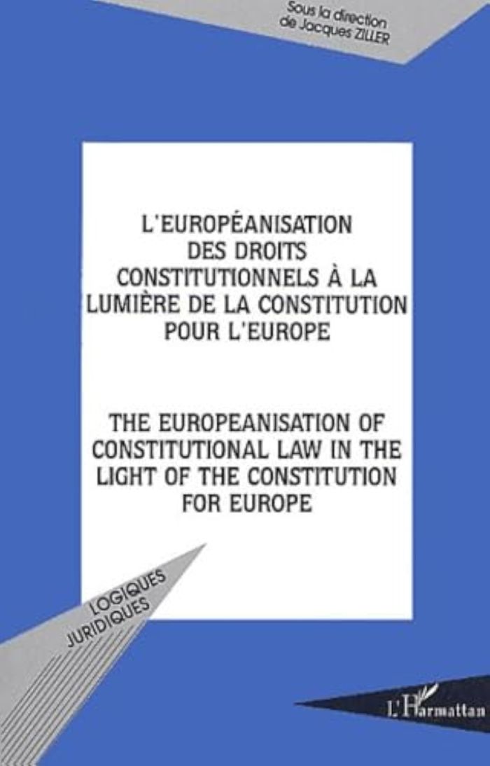 Couverture du livre « L'EUROPEANISATION DES DROITS CONSTITUTIONNELS A LA LUMIERE DE LA CONSTITUTION POUR L'EUROPE - THE EU », librairie Les Contes Infusés à Corte