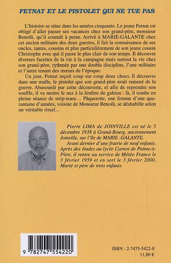 Quatrième de couverture de « FETNAT ET LE PISTOLET QUI NE TUE PAS »