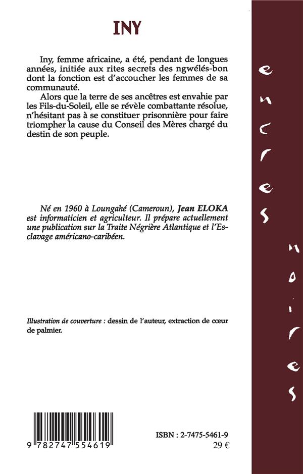 Quatrième de couverture de « INY. »