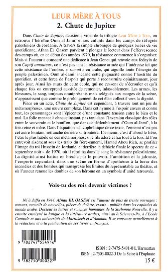 Quatrième de couverture de « LEUR MERE A TOUS - VOL02 - TOME 2 - CHUTE DE JUPITER »