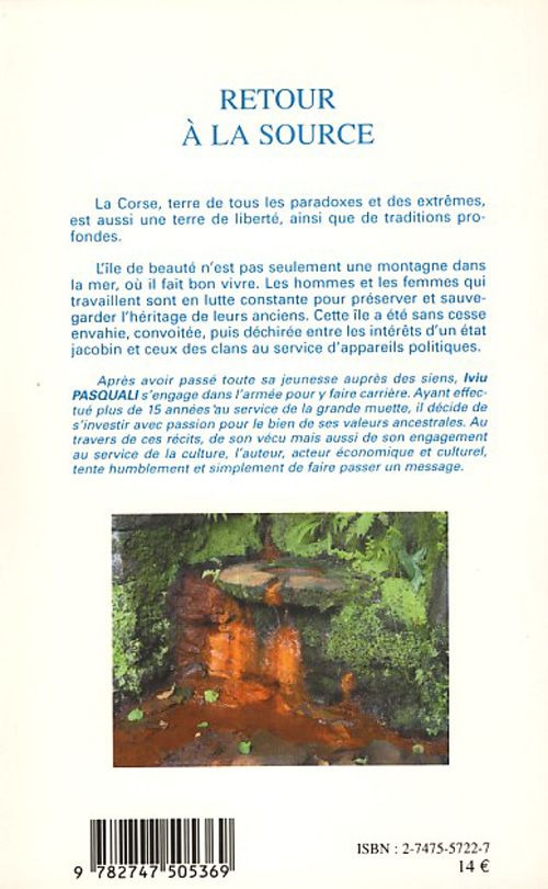 Quatrième de couverture de « RETOUR A LA SOURCE »