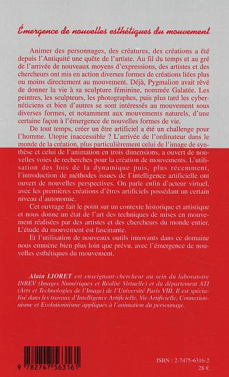 Quatrième de couverture de « EMERGENCE DE NOUVELLES ESTHETIQUES DU MOUVEMENT »