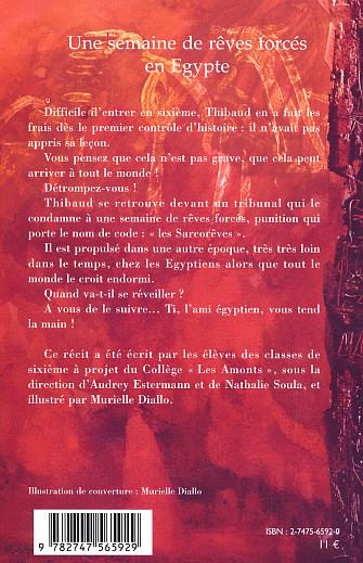 Quatrième de couverture de « UNE SEMAINE DE REVES FORCES EN EGYPTE »