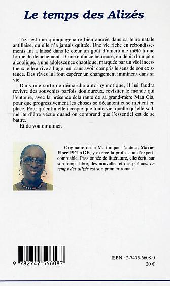 Quatrième de couverture de « LE TEMPS DES ALIZES »
