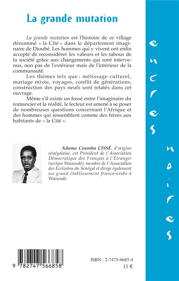 Quatrième de couverture de « LA GRANDE MUTATION »