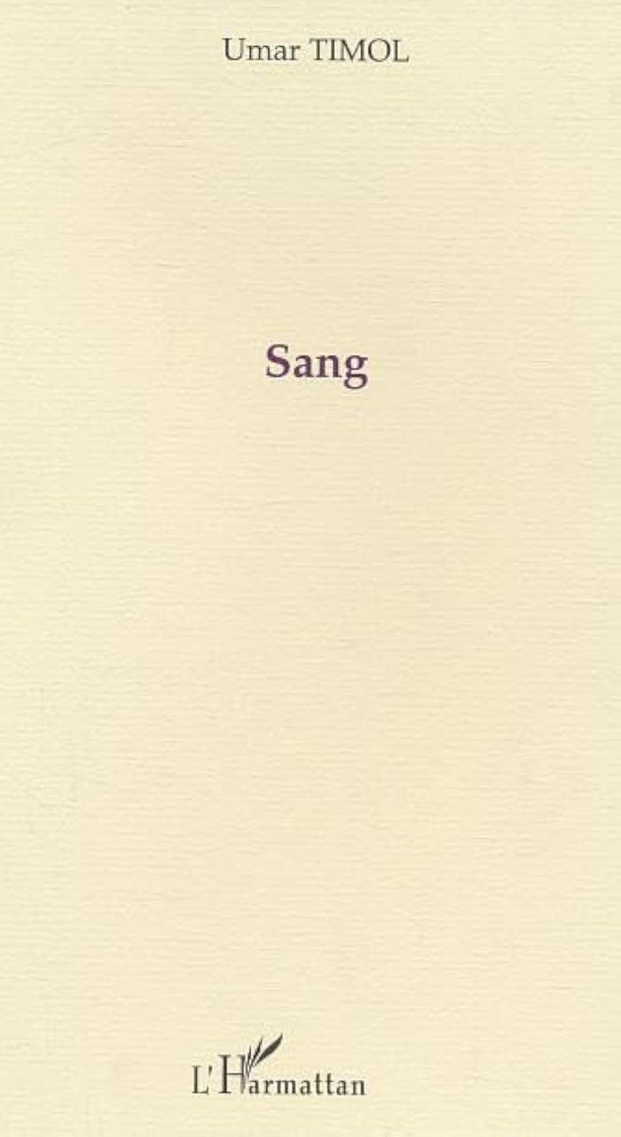 Couverture du livre « SANG » de Timol M U G H., librairie Les Contes Infusés à Corte