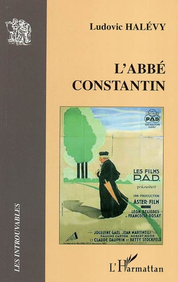 Couverture du livre « ABBE CONSTANTIN » de Ludovic Halevy, librairie Les Contes Infusés à Corte