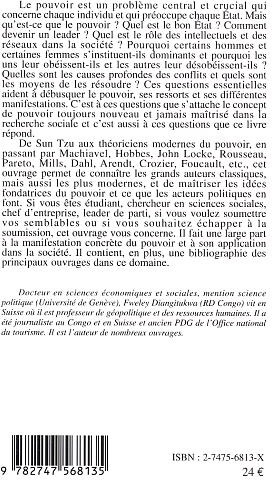 Quatrième de couverture de « QU'EST-CE QUE LE POUVOIR ? - LE POUVOIR A VISAGE NU »