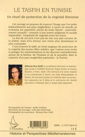 Quatrième de couverture de « LE TASFIH EN TUNISIE »