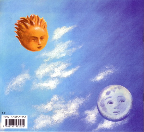 Quatrième de couverture de « LA LUNE SOUS LA MER - LALIN ABAN LANME - A PARTIR DE 6 ANS »