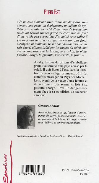 Quatrième de couverture de « PLEIN EST »