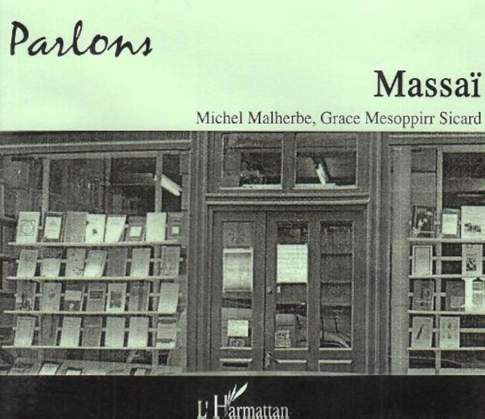 Couverture du livre « CD PARLONS MASSAI » de Sicard Mesopirr, librairie Les Contes Infusés à Corte