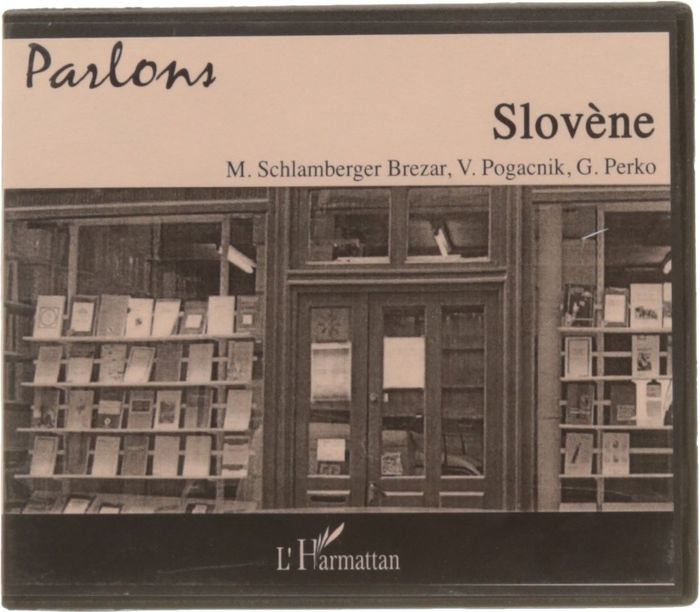 Couverture du livre « CD PARLONS SLOVENE » de Opgacni Schlamberger, librairie Les Contes Infusés à Corte