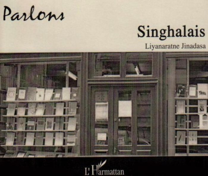 Couverture du livre « CD PARLONS SINGHALAIS » de Jinadasa Liyanaratne, librairie Les Contes Infusés à Corte