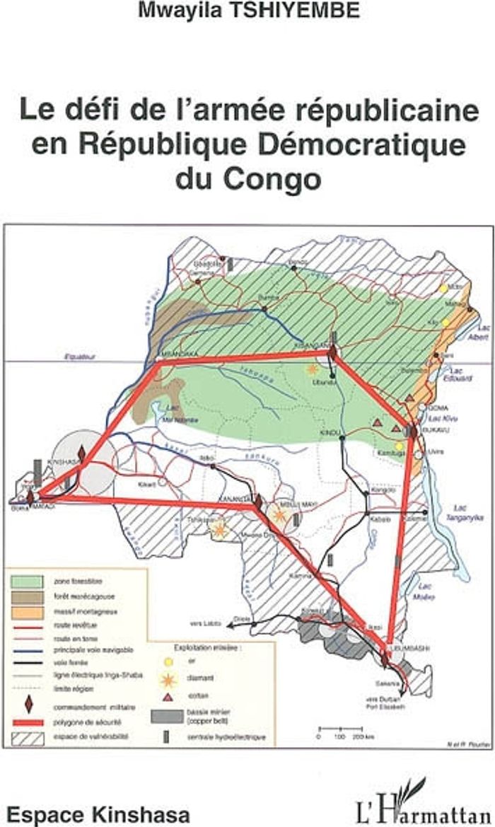 Couverture du livre « LE DEFI DE L'ARMEE REPUBLICAINE EN REPUBLIQUE DEMOCRATIQUE DU CONGO » de Mwayila Tshiyembe, librairie Les Contes Infusés à Corte