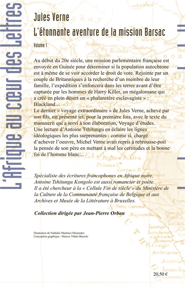 Quatrième de couverture de « L'ETONNANTE AVENTURE DE LA MISSION BARSAC - VOLUME 1 - PRECEDE DE L'ETONNANTE AVENTURE DE BLACKLAND »