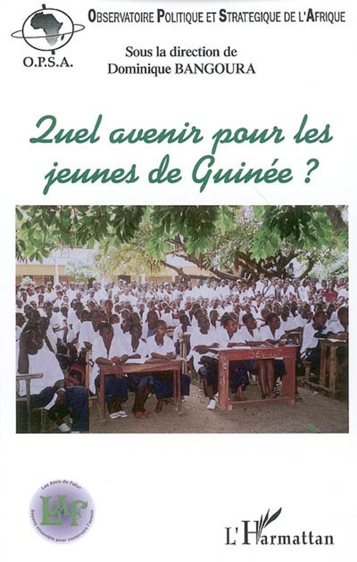 Couverture du livre « QUEL AVENIR POUR LES JEUNES DE GUINEE ? » de Dominique Bangoura, librairie Les Contes Infusés à Corte
