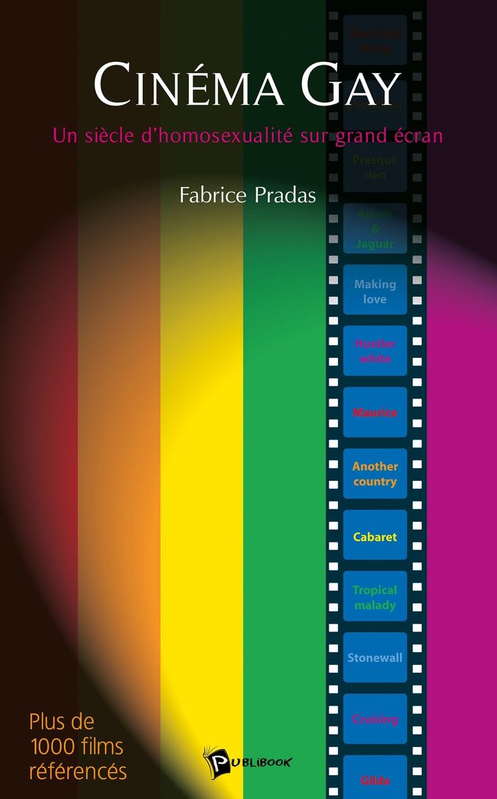 Couverture du livre « CINEMA GAY », librairie Les Contes Infusés à Corte