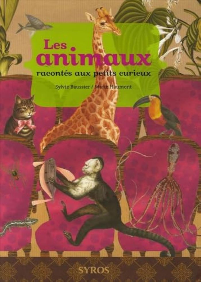 Couverture du livre « Les animaux racontés aux petits curieux », librairie Les Contes Infusés à Corte