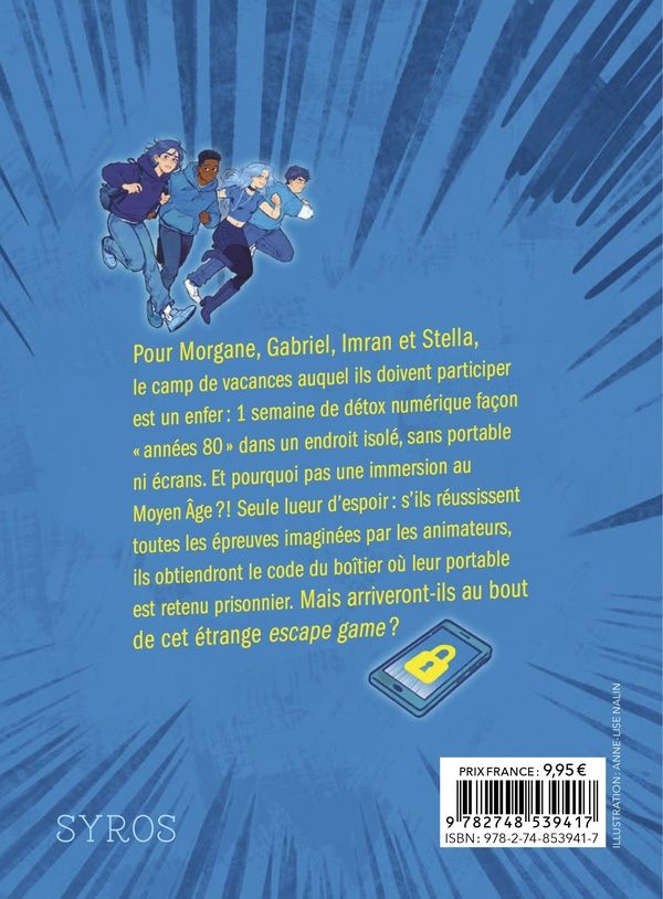 Quatrième de couverture de « Stop : 7 jours sans portable ! »